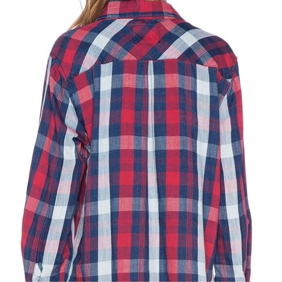 Rails Brayden button down shirt in red indigo size XS - Picture 2 of 6